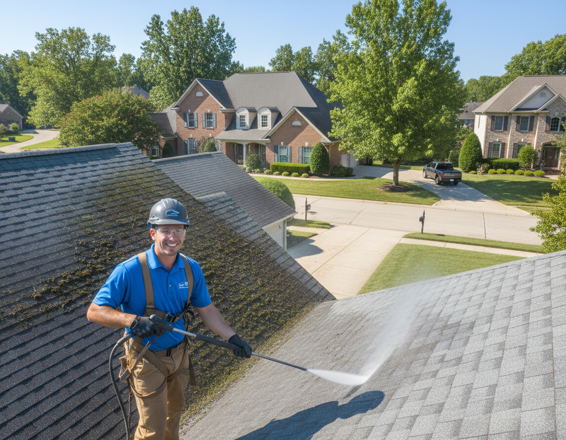 Roof Cleaning In Hilliard